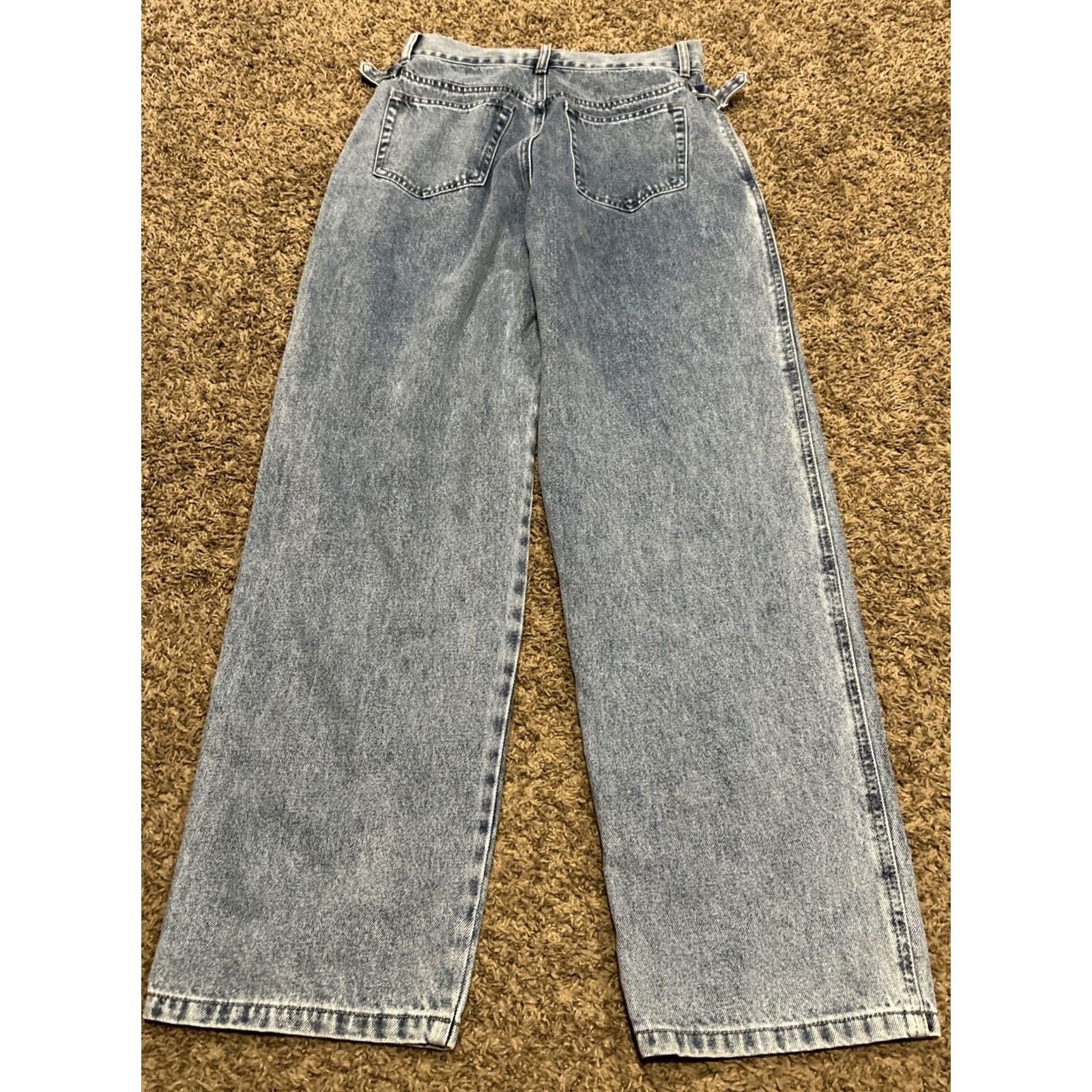 Forever 21 FOREVER 21 Jeans Women’s Size 27 Cotton Denim Barrel Leg Straight 31in Inseam Blue A12 Mens Womens Girls Size 27" / US 4 / IT 40 - 3 Thumbnail