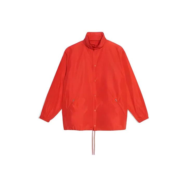 Balenciaga Balenciaga Orange Logo Button-Up Jacket Size US L / EU 52-54 / 3 - 1 Thumbnail