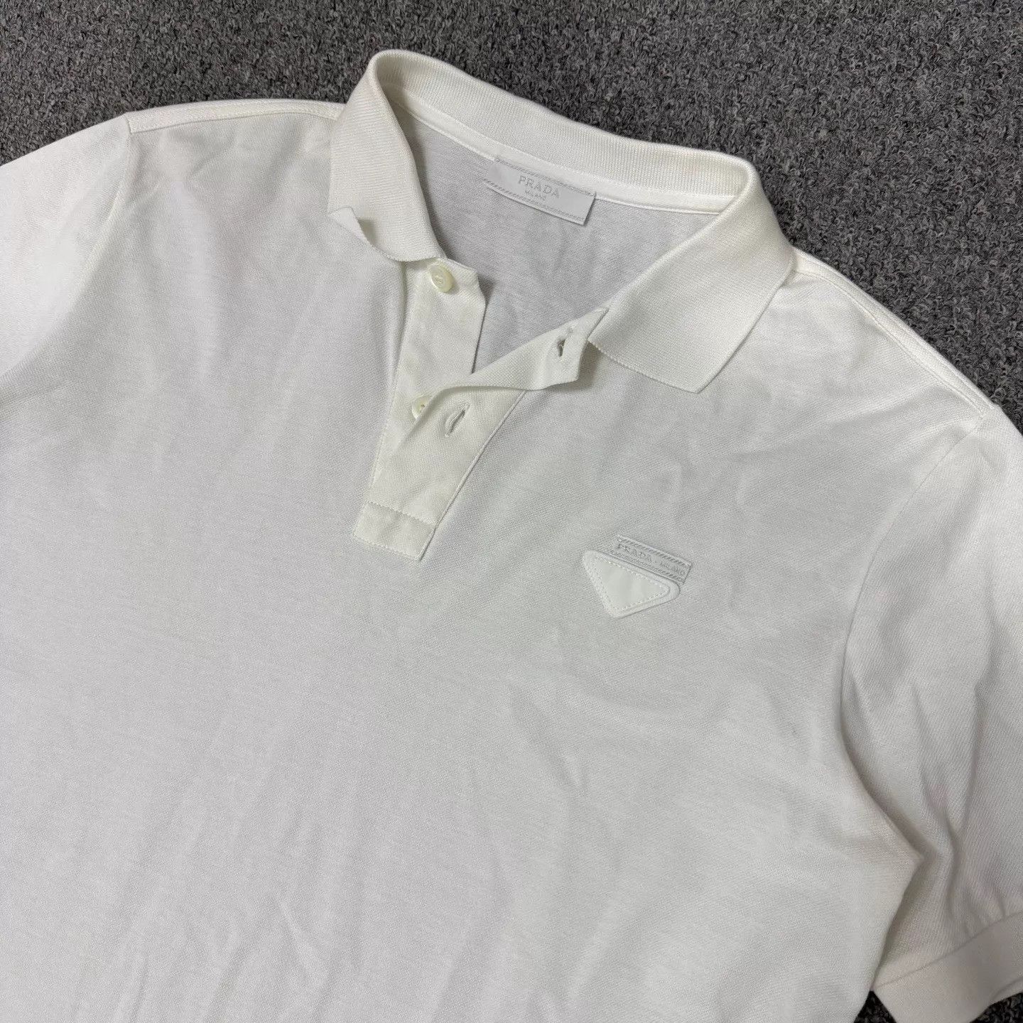Prada Prada White Triangle Logo Dress S 95 New Size S / US 4 / IT 40 - 3 Thumbnail