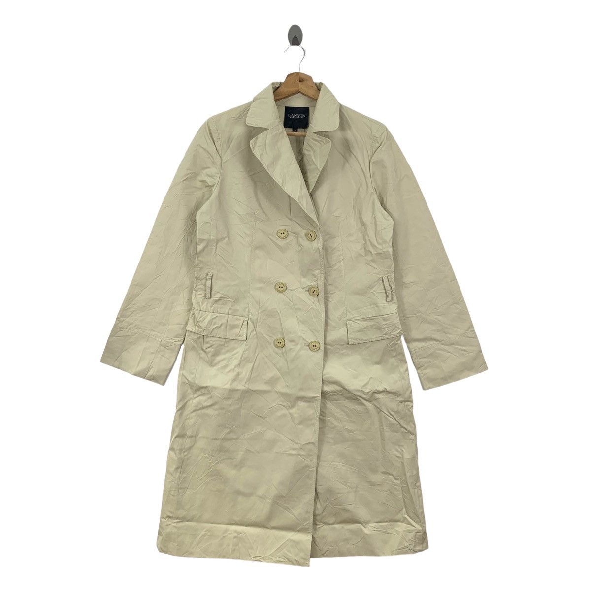 Lanvin LANVIN Collection Fashion Designer Trench Coat Jacket Size S / US 4 / IT 40 - 1 Thumbnail