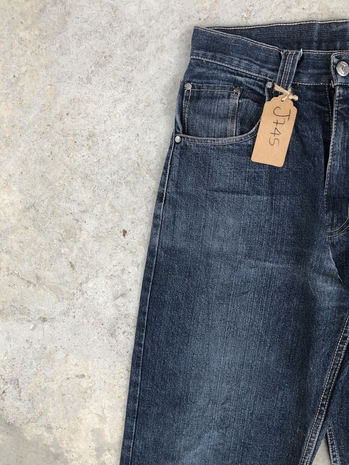 Japanese Brand Baggy Jeans Townz Spellout Distressed Jeans Size US 32 / EU 48 - 4 Thumbnail