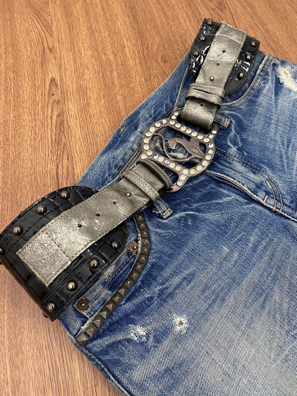 Japanese Brand Y2K wide cat belt Size ONE SIZE - 4 Thumbnail
