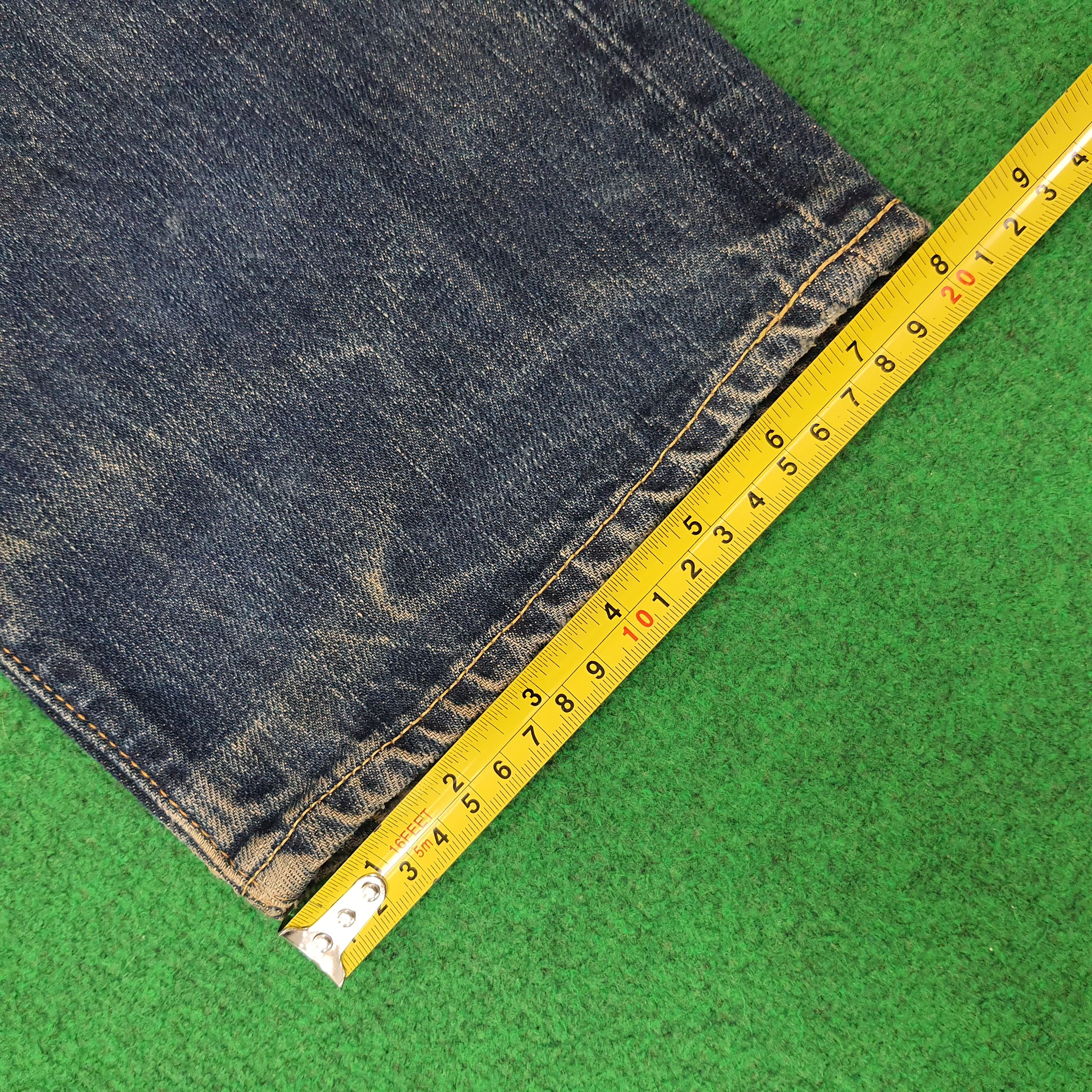 Levi's Vintage Levi's 502 Selvedge Distressed Jeans C258N13 Size US 29 - 15 Thumbnail