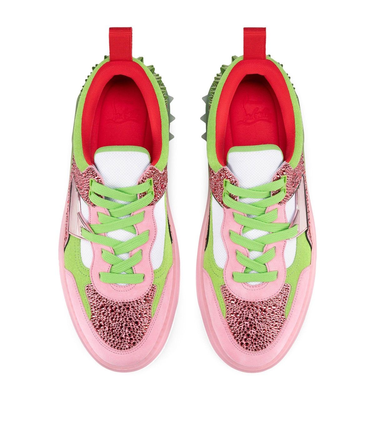 Christian Louboutin astroloubi strass pink/green Size US 8 / EU 41 - 2 Thumbnail