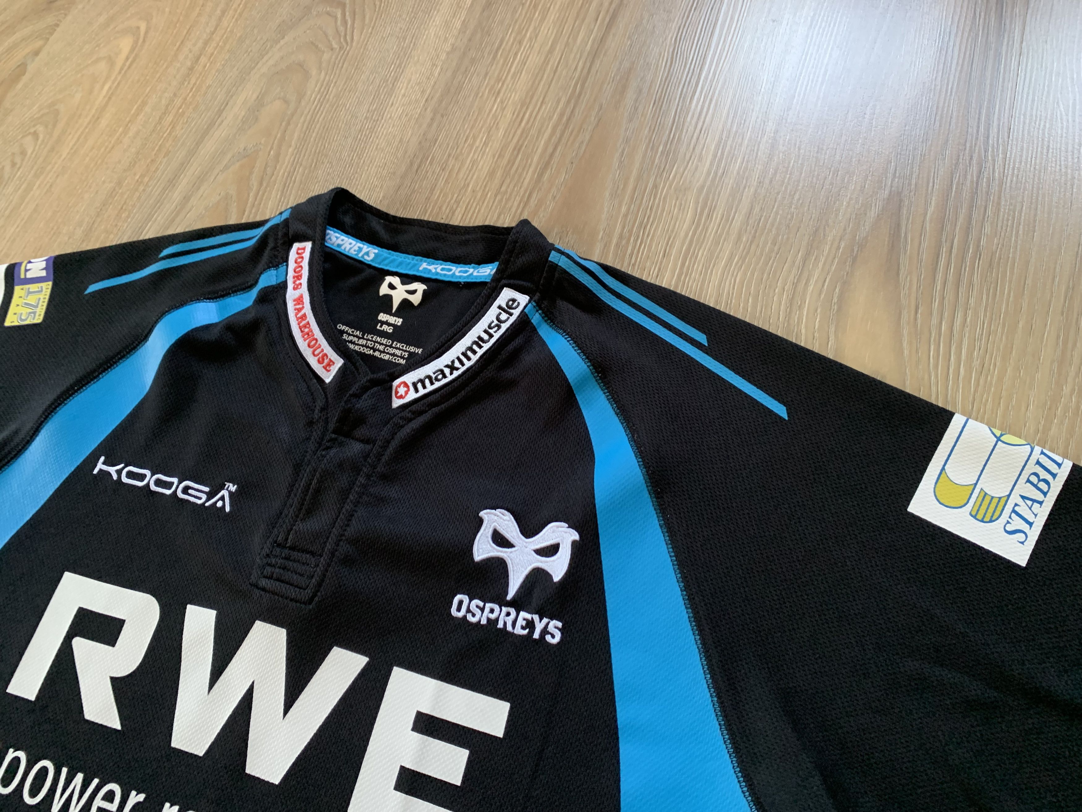 Osprey Ospreys Rugby Union Kooga Vintage Jersey Size US L / EU 52-54 / 3 - 4 Thumbnail