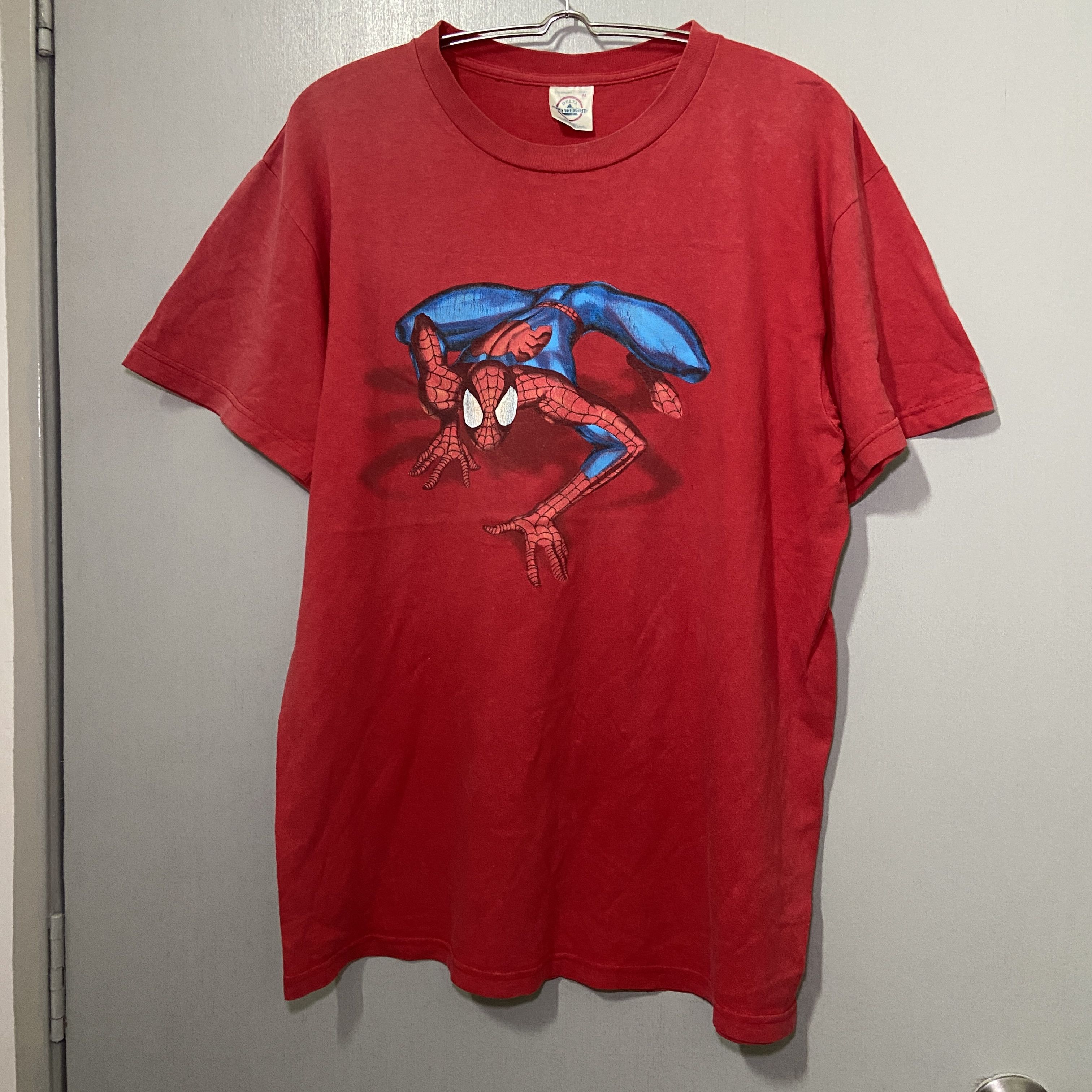 Vintage DISTRESSED !! SPIDER-MAN Marvel comics t-shirt Size US M / EU 48-50 / 2 - 1 Thumbnail