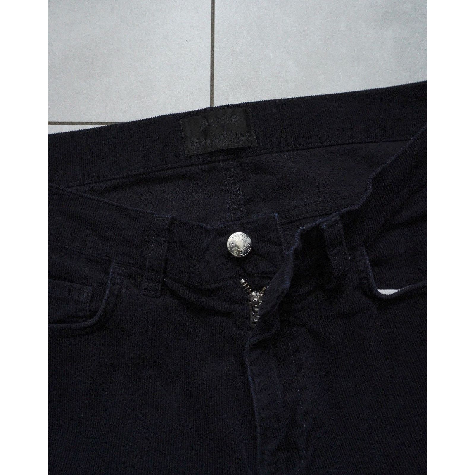 Acne Studios Acne studios ace navy corduroy blue denim jeans pants Size US 31 - 7 Thumbnail