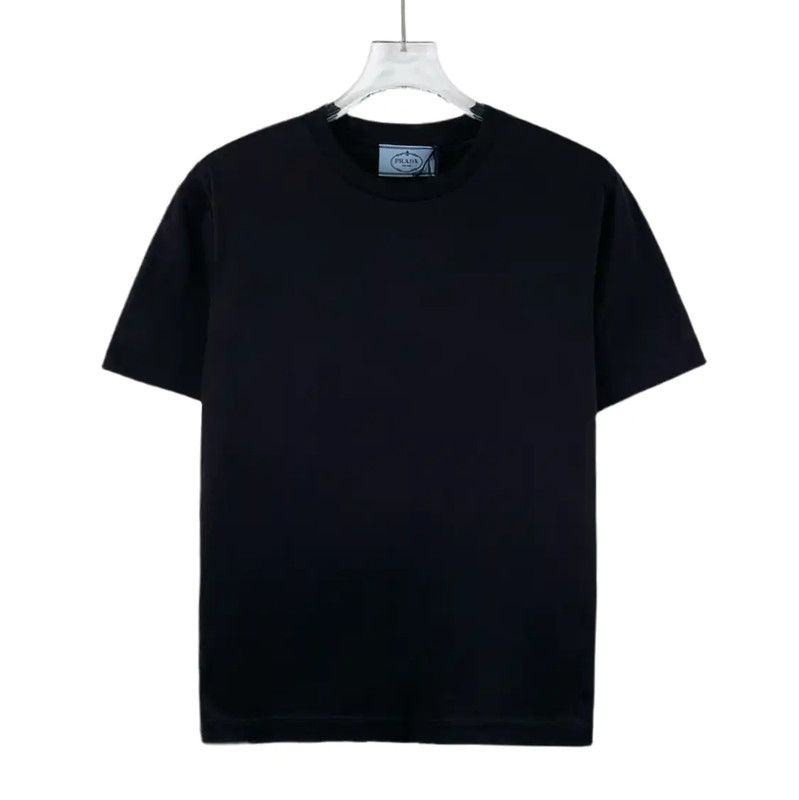 Prada Prada Black Cotton Men's T-Shirt Size US S / EU 44-46 / 1 - 1 Thumbnail