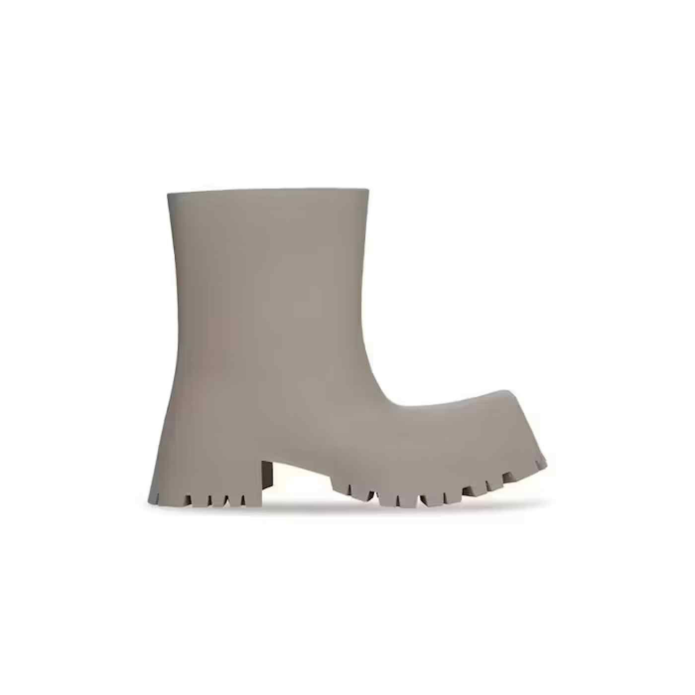 image of Balenciaga Trooper Rubber Boots In Grey, Men's (Size 8)
