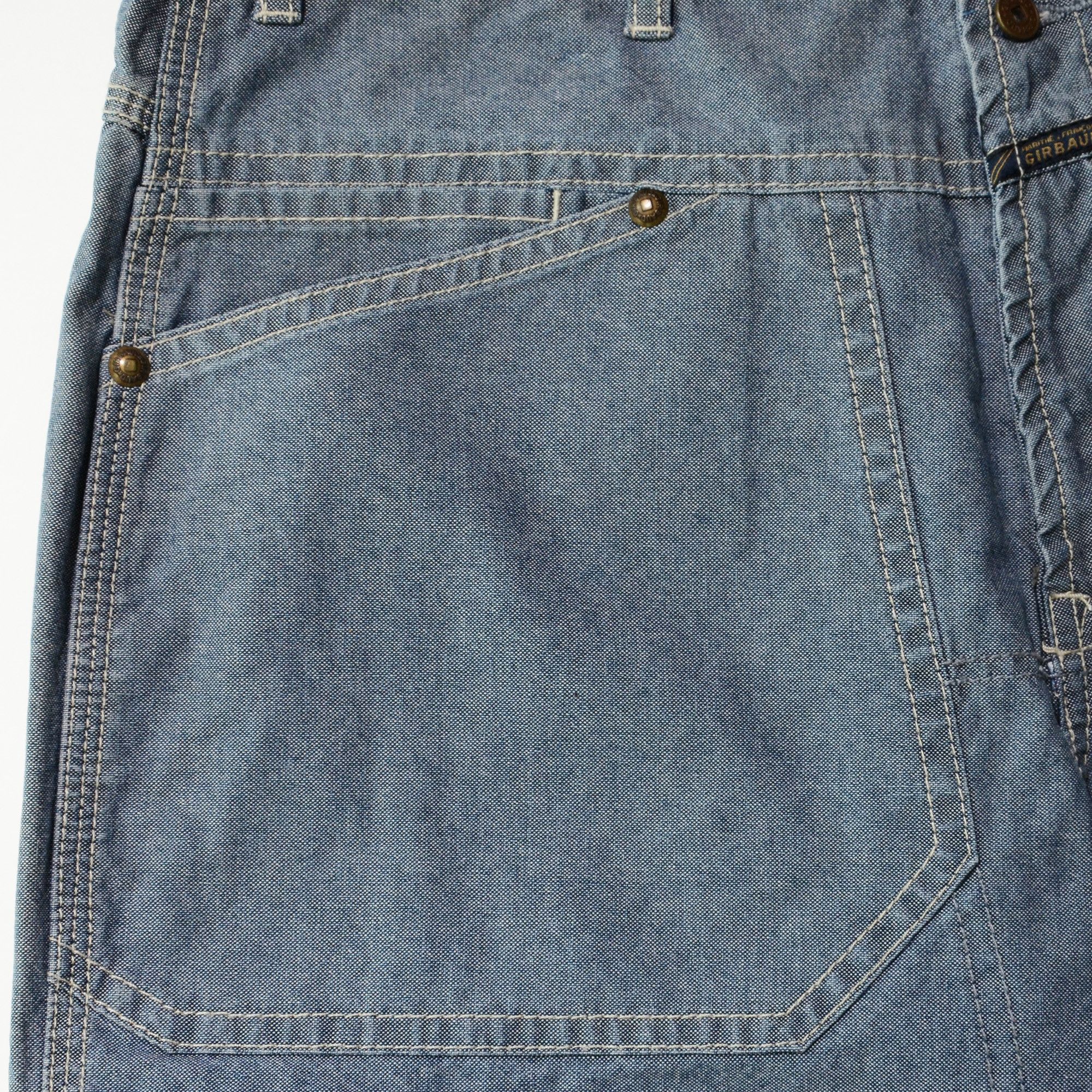Marithe + Francois Girbaud M+FG Jorts W34 Raw Denim Special Rare Design 2006 Carft Size US 34 / EU 50 - 13 Thumbnail
