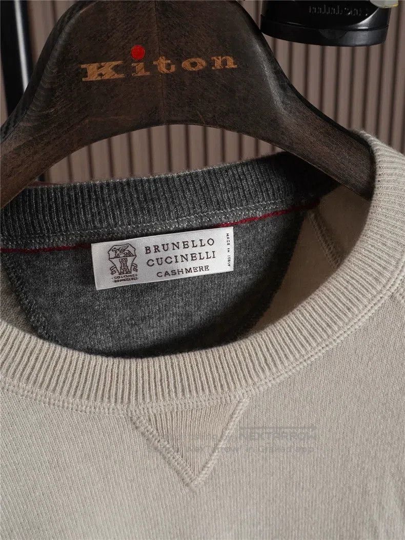Brunello Cucinelli Brunello Cucinelli Pure Cashmere Hoodie Size US XL / EU 56 / 4 - 3 Thumbnail