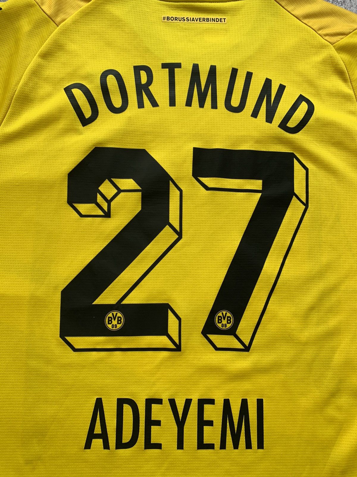 Puma × Vintage 🔥PUMA DORUSSIA DORTMUND 2023 2024 ADEYEMI #27 SOCCER JERSEY Size US XXL / EU 58 / 5 - 4 Thumbnail