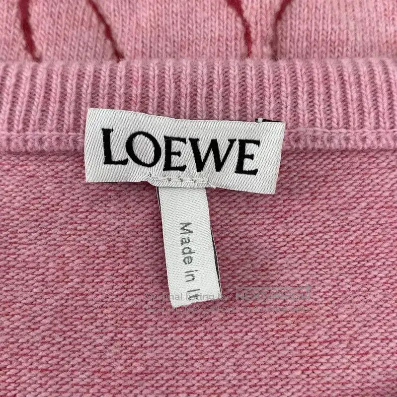 Loewe Loewe Pink Wool Women's Knit Sweater . Size L / US 10 / IT 46 - 5 Thumbnail