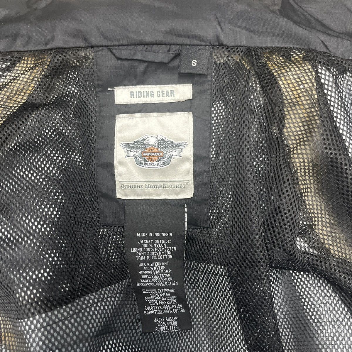Harley Davidson Y2K Harley-Davidson Windbreaker Jacket Mens Small Black Size US S / EU 44-46 / 1 - 4 Thumbnail