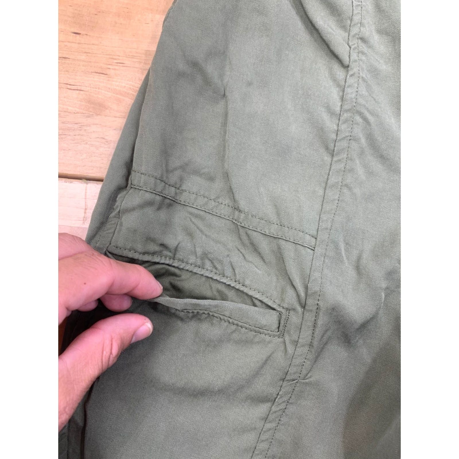 Vintage Philosophy Olive Green Jogger Pants Size S Size 28" / US 6 / IT 42 - 6 Thumbnail