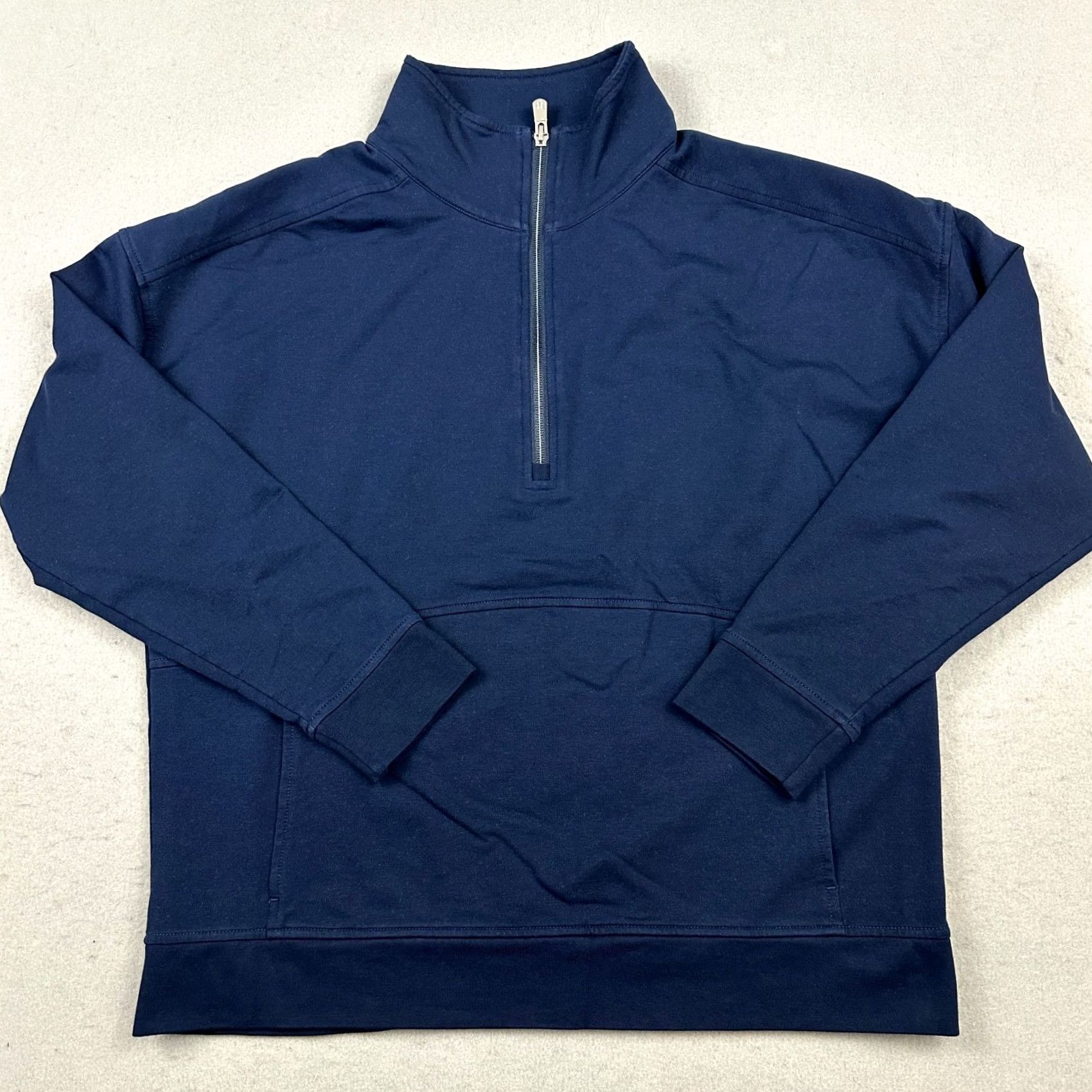 Vintage B. Draddy Sweater Men M Blue 1/4 Zip Golf Pullover Pockets Size US M / EU 48-50 / 2 - 2 Thumbnail