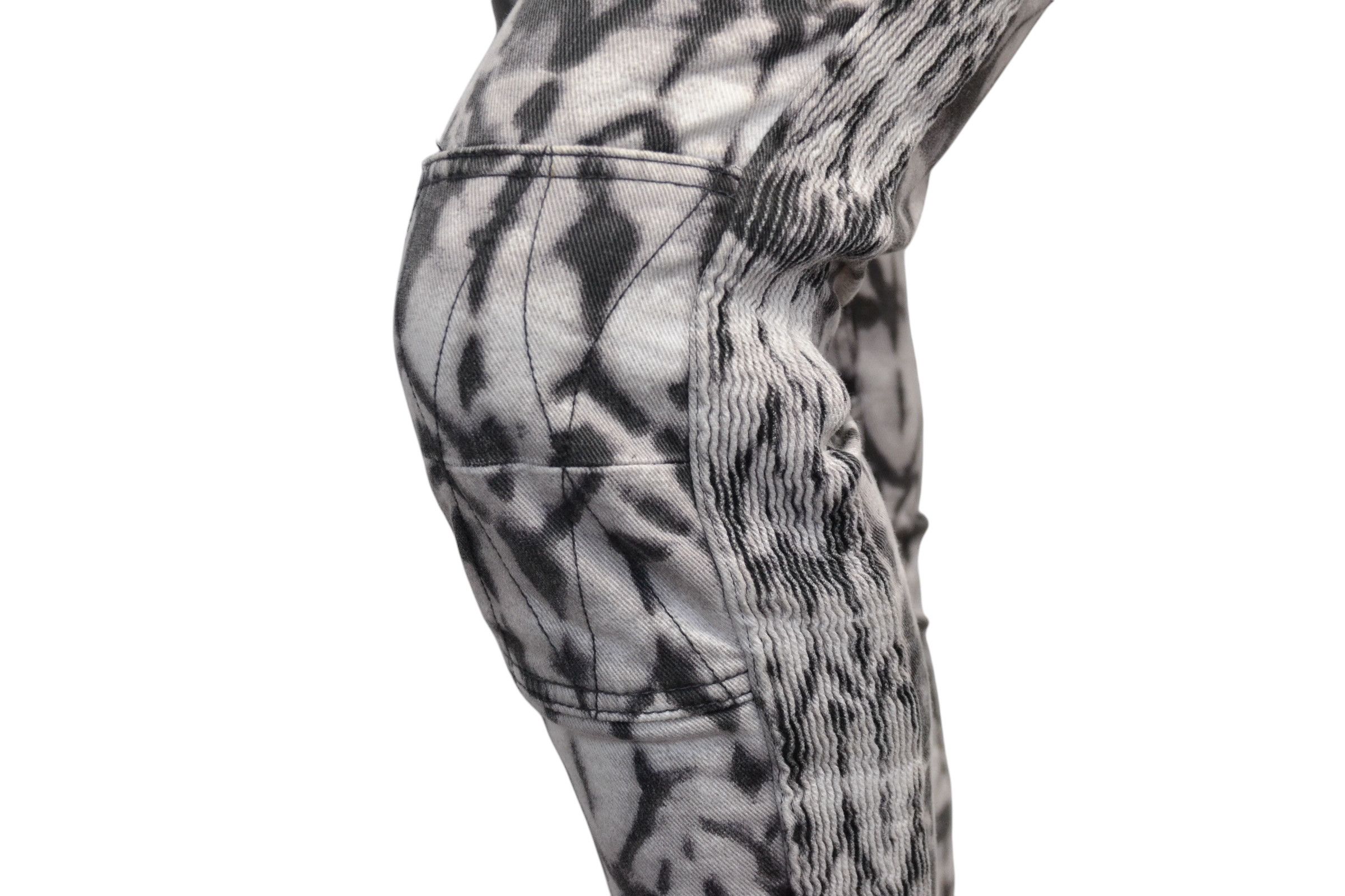Isabel Marant Isabel Marant Pour x H&M Multicolor Biker Jeans Pants Size 27" / US 4 / IT 40 - 9 Thumbnail