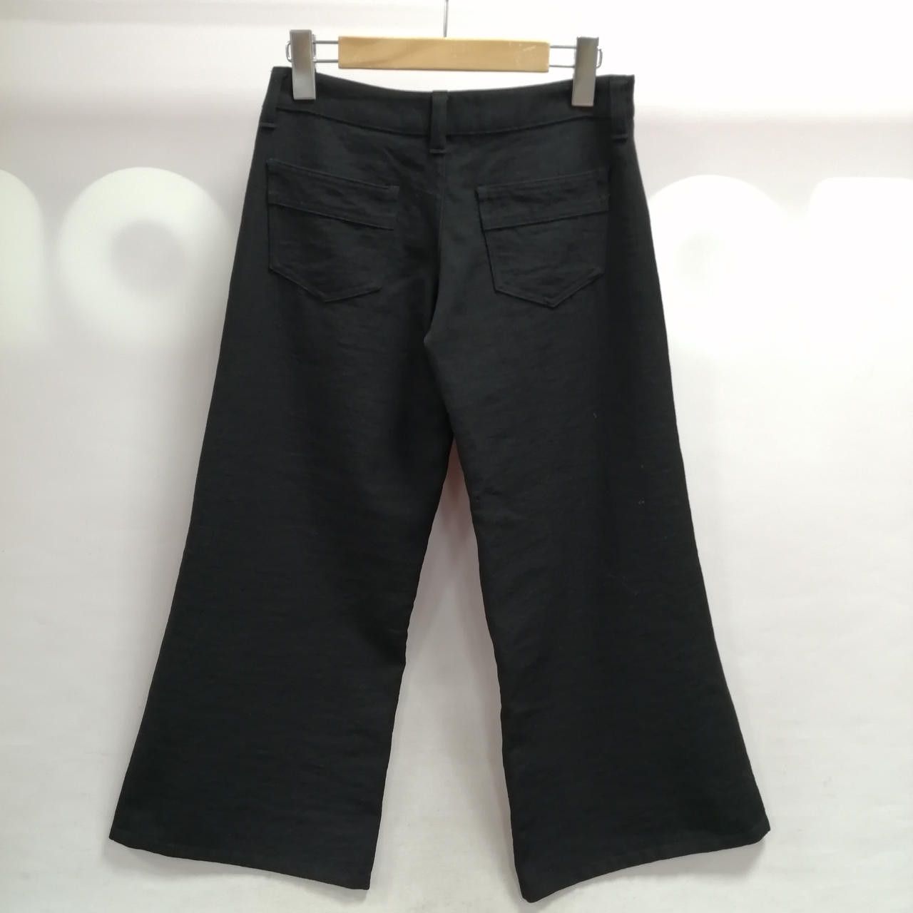 Comme des Garcons × Junya Watanabe Junya Watanabe x Comme des Garcons Wool Wide Pants Black S Size 25" / US 0 / IT 36 - 2 Thumbnail