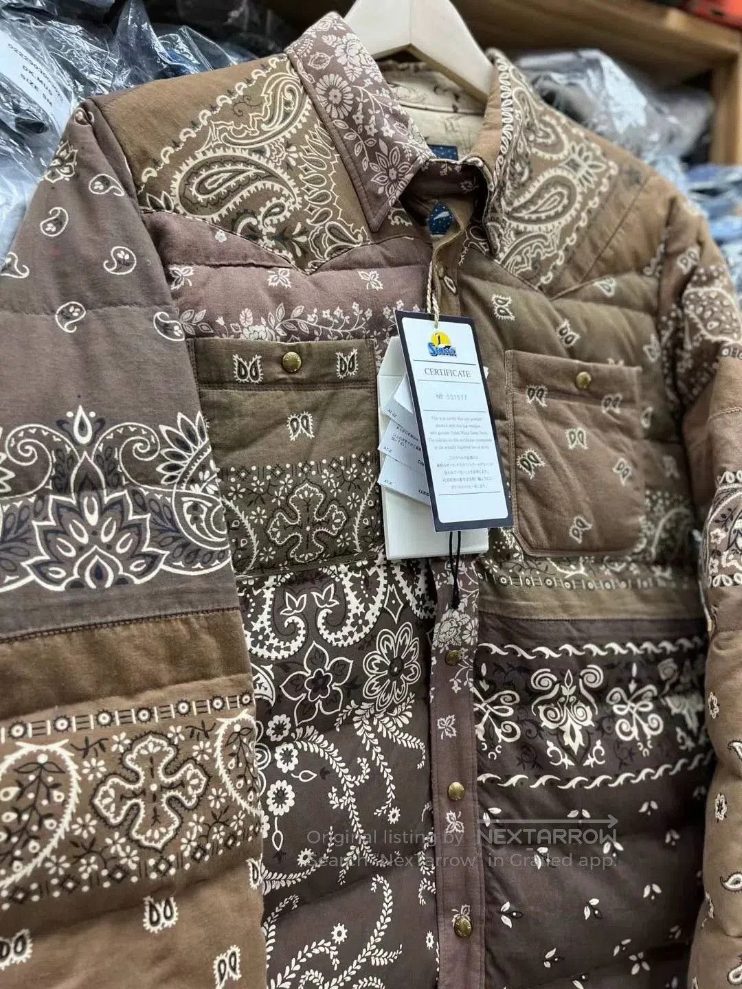 Visvim visvim kerchief down jacket in brown. Size US M / EU 48-50 / 2 - 5 Thumbnail