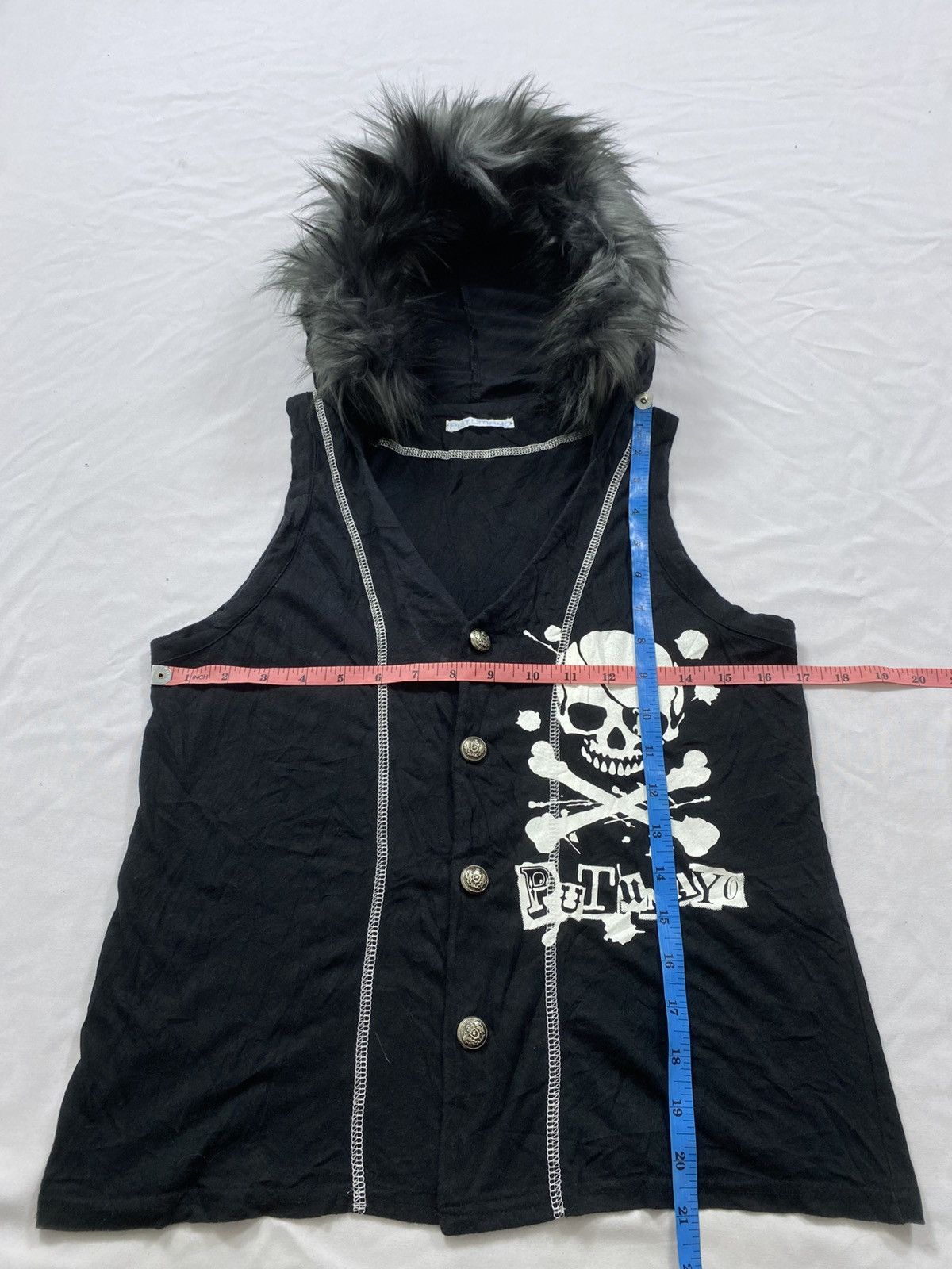 If Six Was Nine Japanes Furr Skull Gothic Hoodie ifsix Lgb Size US M / EU 48-50 / 2 - 6 Thumbnail
