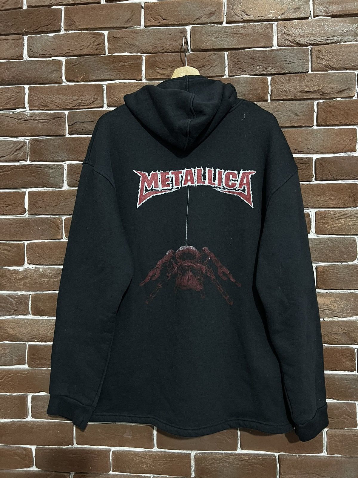 Band Tees Vintage 00s Metallica Spider Print Metal Band Tee Hoodie XL Size US XXL / EU 58 / 5 - 2 Thumbnail