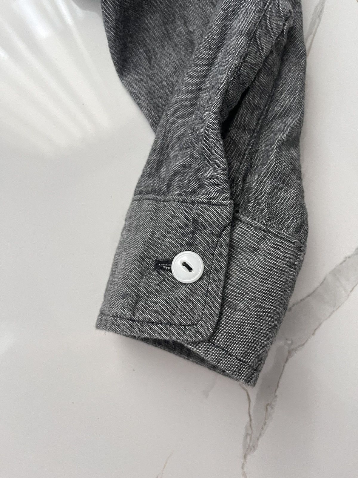 BAPE BAPEAREL INDUSTRY CHECK BUTTON UP LONGSLEEVE SHIRT
