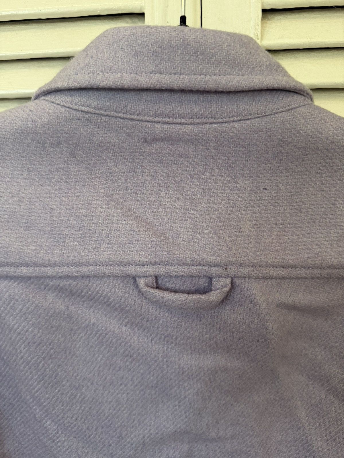 A.P.C. Lavender Wool Shirtjacket Size US L / EU 52-54 / 3 - 3 Thumbnail