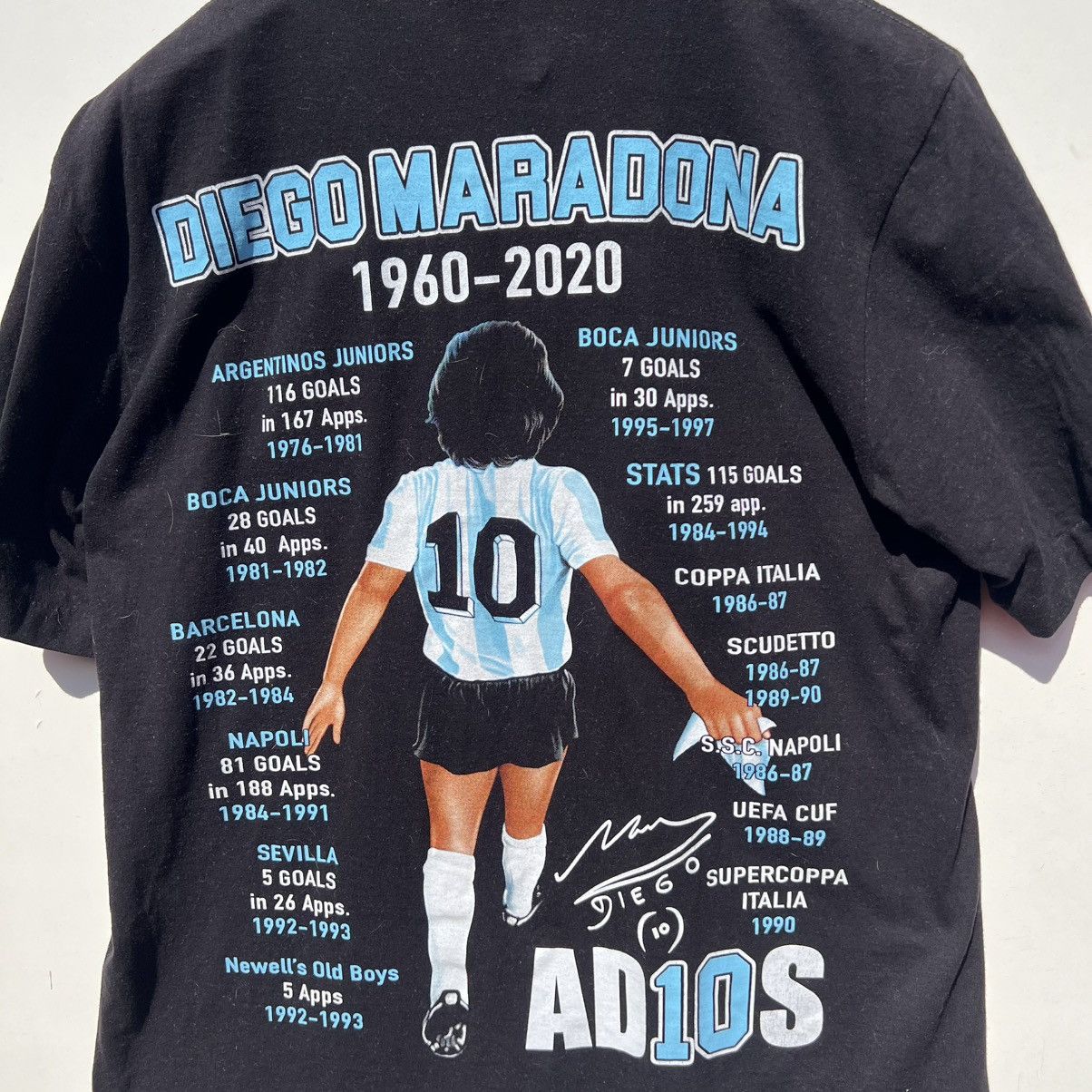 Vintage Diego Maradona Vintage Tee t-shirt Size US L / EU 52-54 / 3 - 6 Thumbnail