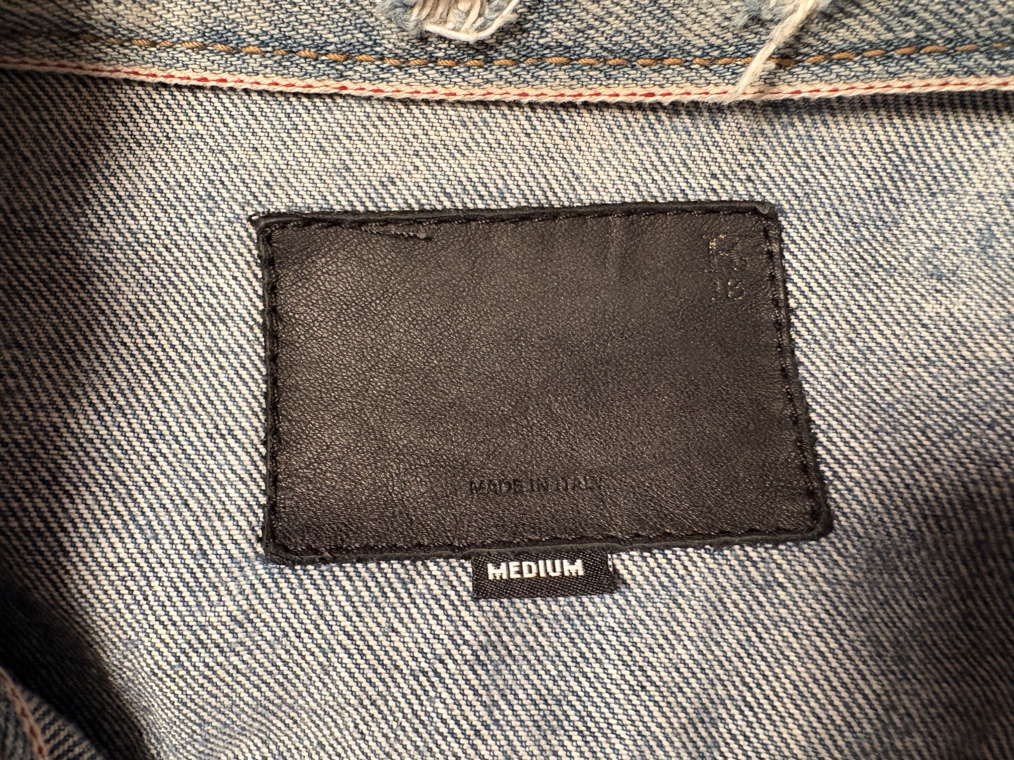 R13 R13 Distressed Denim Trucker Jacket Size US M / EU 48-50 / 2 - 3 Thumbnail