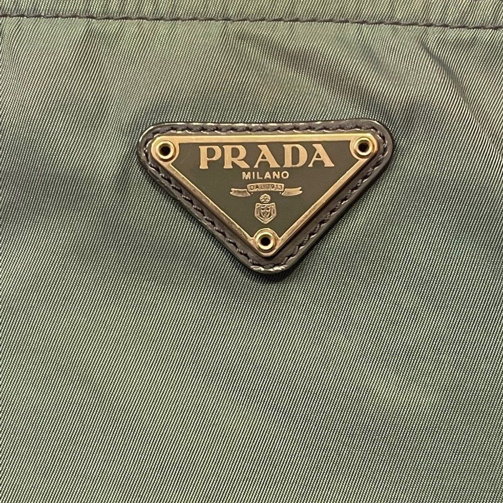 Prada Authentic PRADA Blue/Green Nylon Shoulder Crossbody Bag Adju Size ONE SIZE - 4 Thumbnail