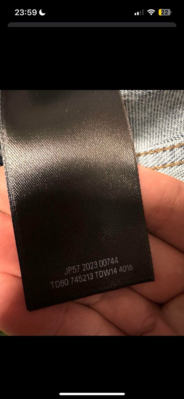Balenciaga BALENCIAGA DIRTY BLUE BAGGY PANTS Size US 34 / EU 50 - 6 Thumbnail