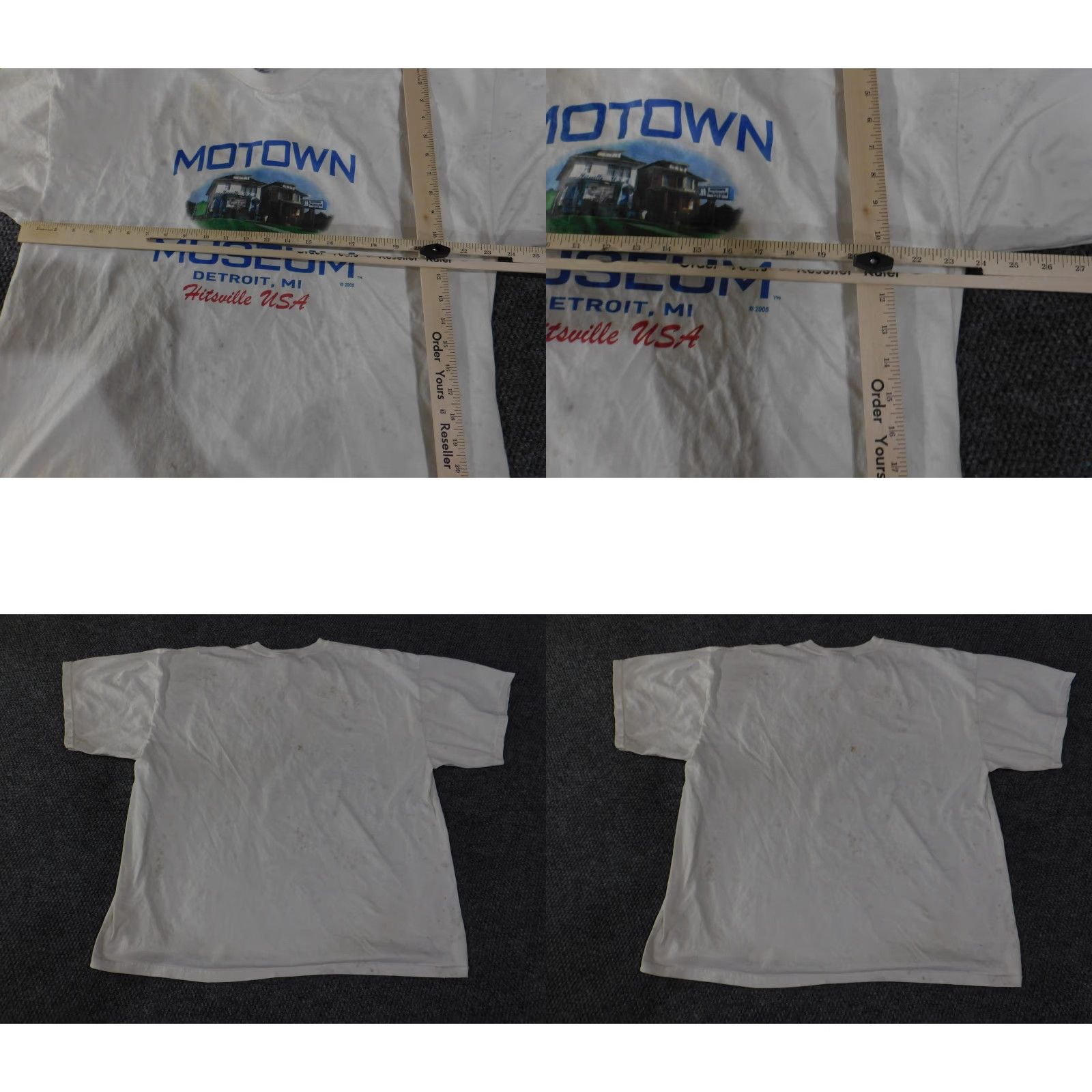 Gildan VINTAGE Motown Museum Graphic Shirt Mens 2XL White Detroit MI Hitsville USA 2005 Size US XXL / EU 58 / 5 - 9 Thumbnail