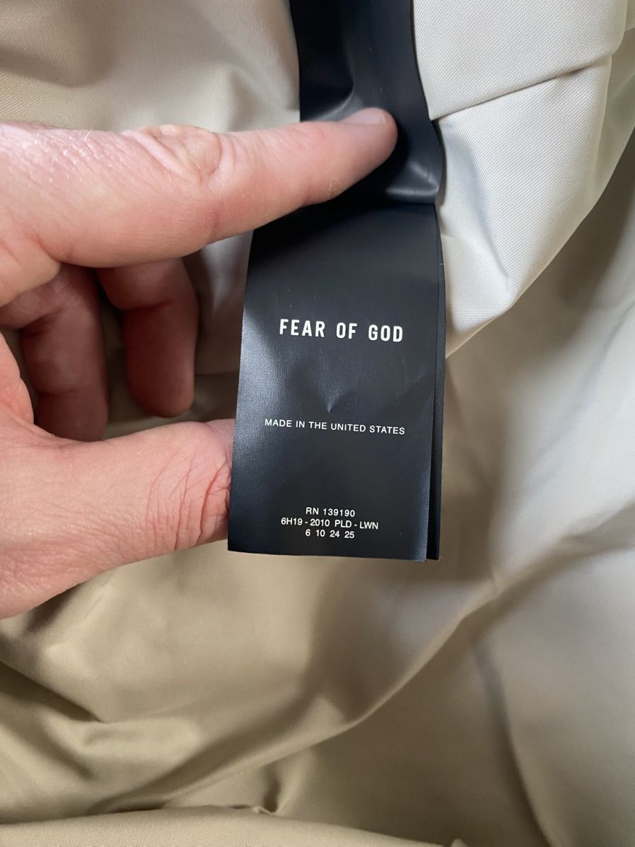Fear of God Fear of God Effervescent Green Nylon Button Up Shirt Size US L / EU 52-54 / 3 - 4 Thumbnail