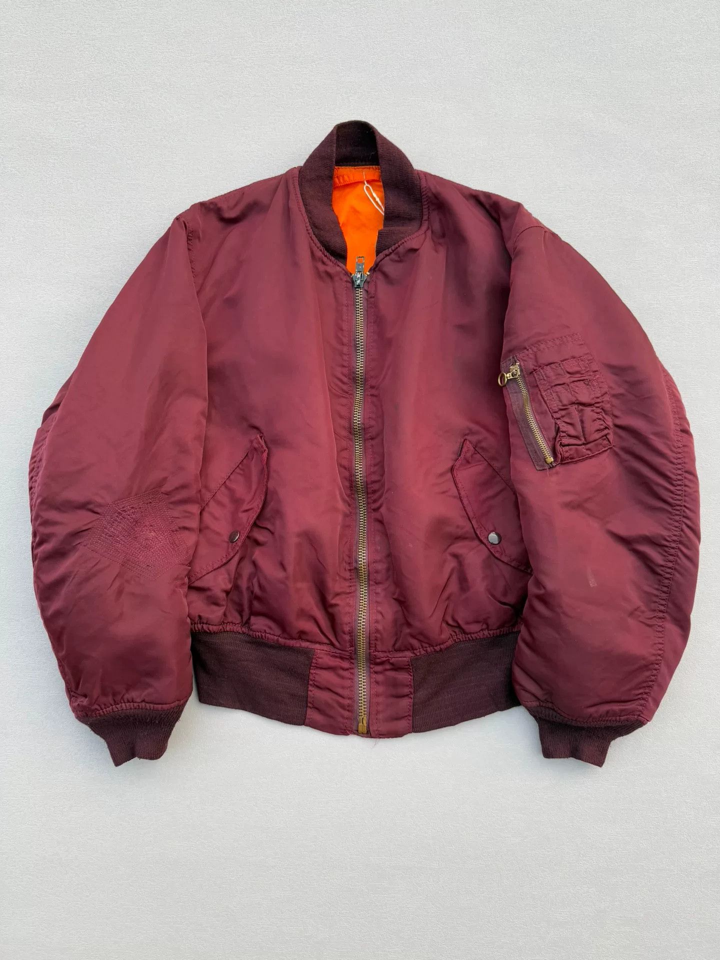 Vintage Vintage Alpha MA-1 Bomber Jacket Size US XL / EU 56 / 4 - 1 Thumbnail