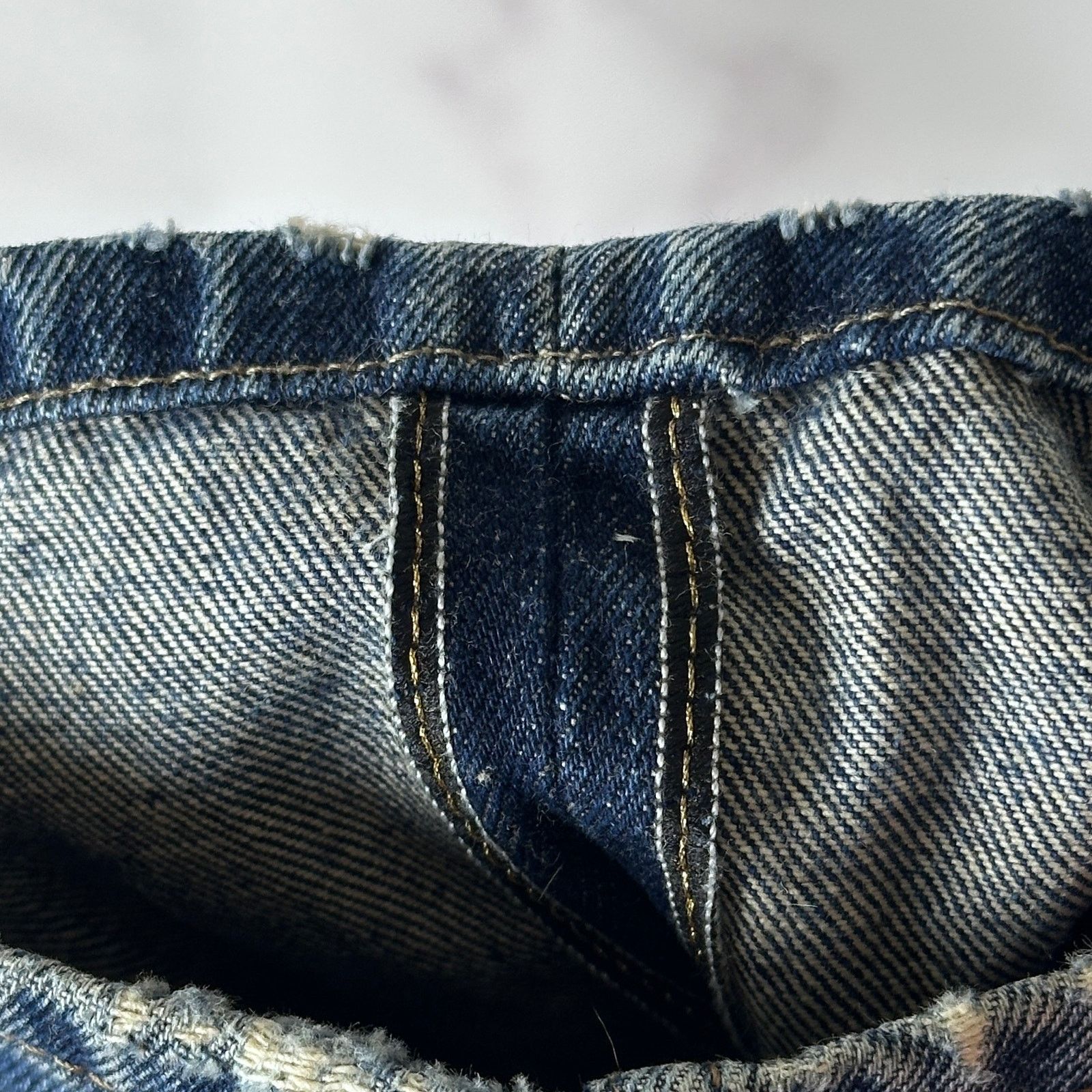 Diesel Black Gold Distressed & Repaired Denim Jeans Size US 32 / EU 48 - 9 Thumbnail