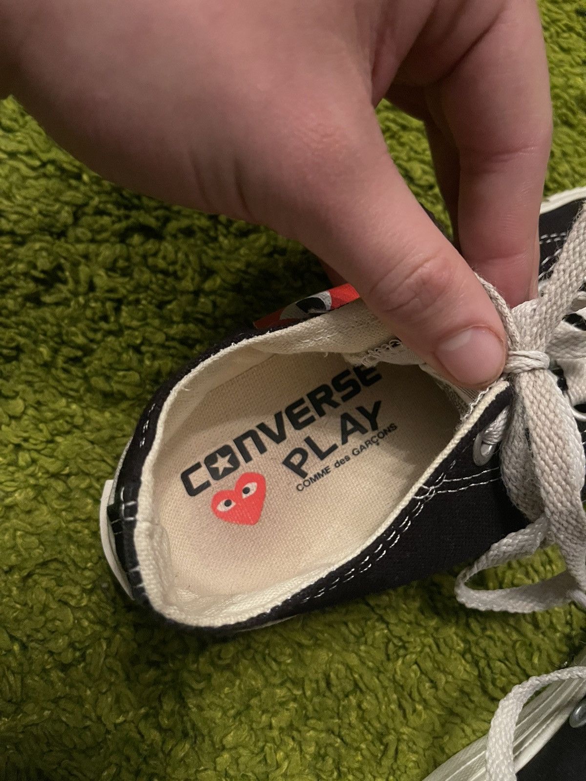 Comme des Garcons PLAY × Converse × Japanese Brand Converse x Comme Des Gacons CDG Play sneakers Size US 6.5 / IT 36.5 - 8 Thumbnail