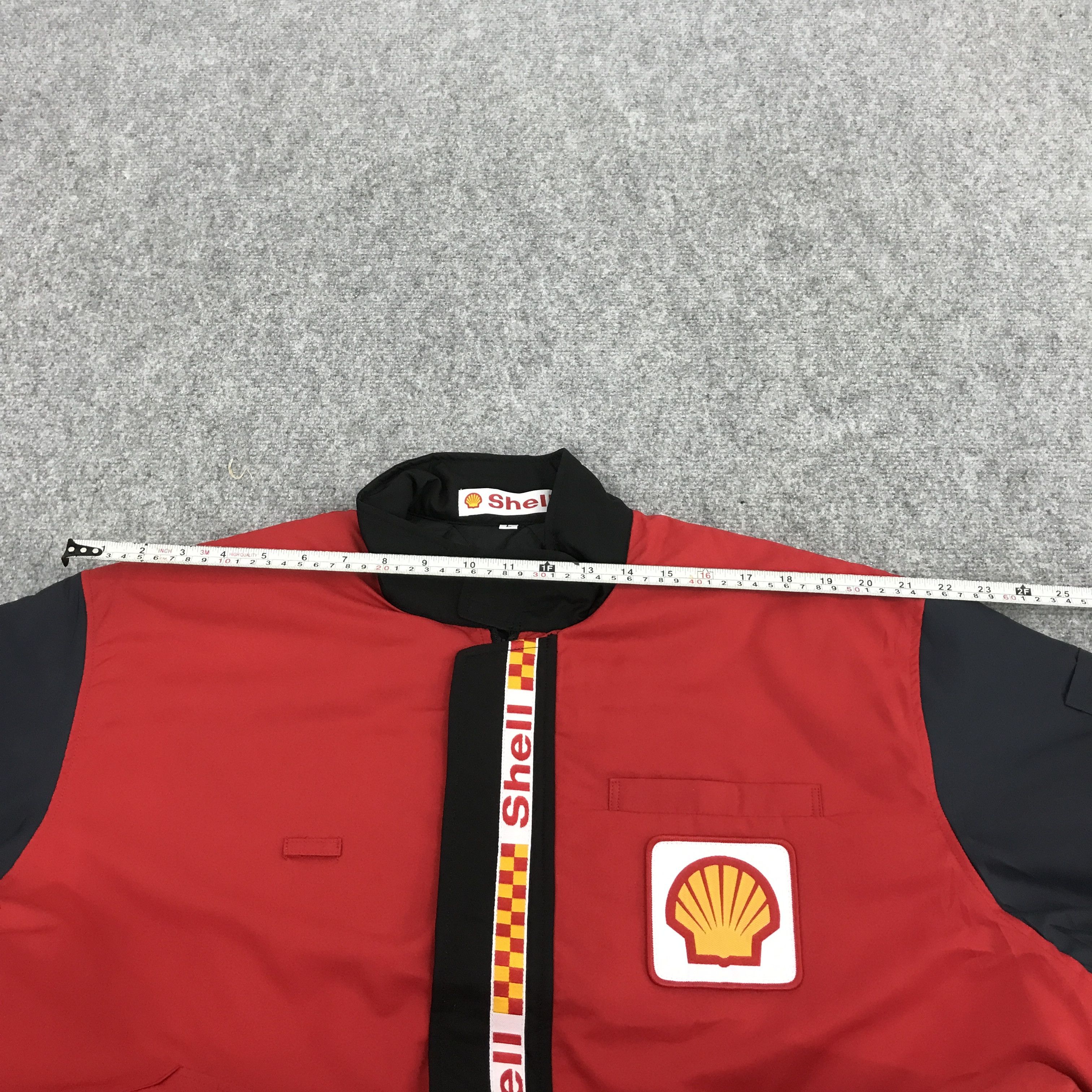 Japanese Brand VTG SHELL OIL BRAND RACING JACKET Size US L / EU 52-54 / 3 - 11 Thumbnail