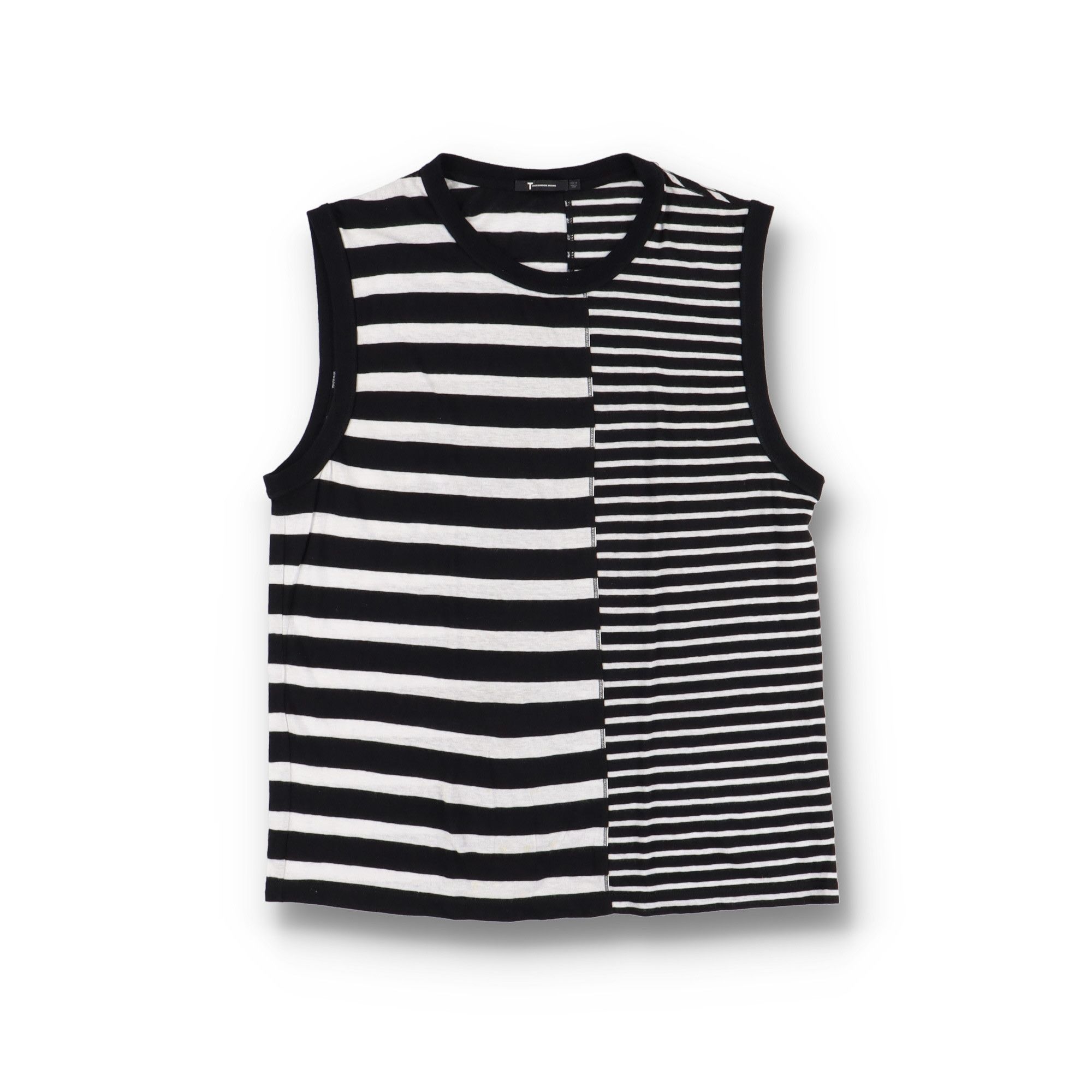 Black and White Striped Tank Top