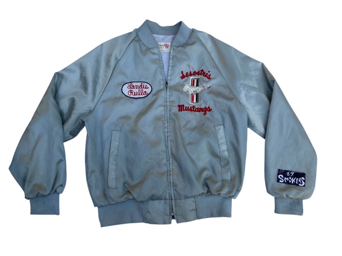 Mustang × Vintage Vintage Mustang king louie satin zip up Size US M / EU 48-50 / 2 - 2 Thumbnail