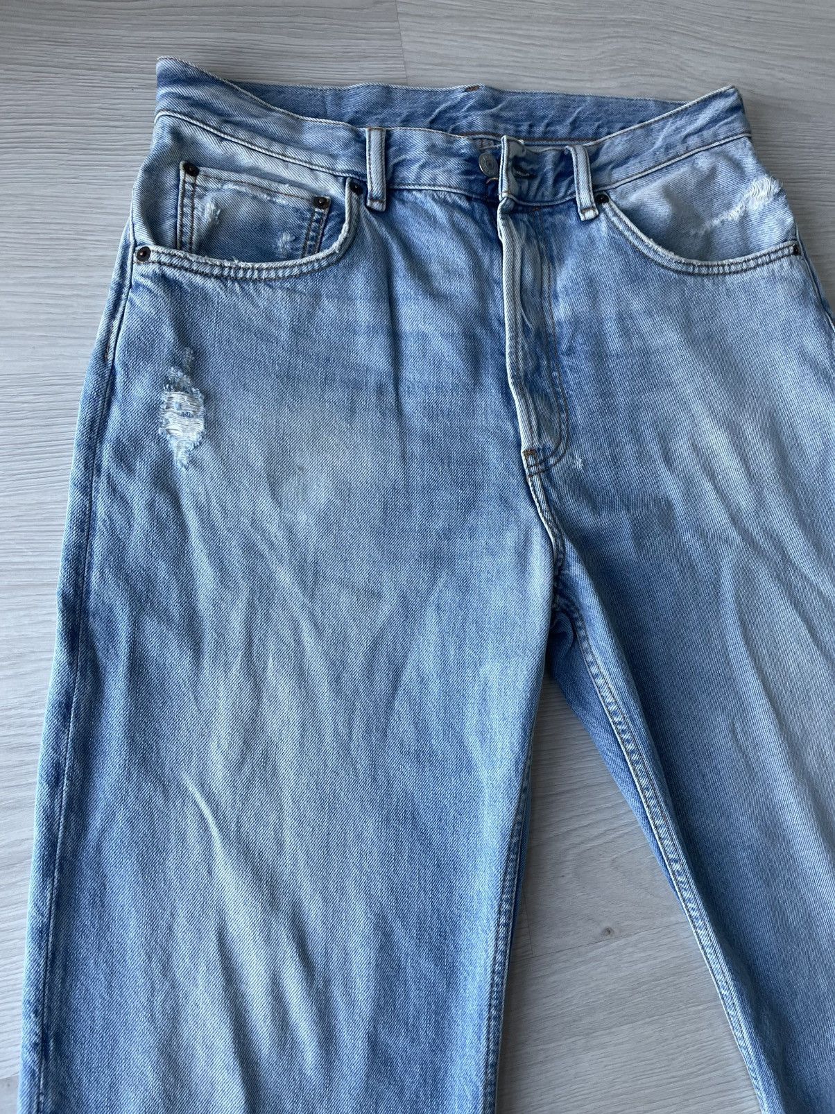 Acne Studios Acne Studios 2021M Light Blue Jeans Size US 33 - 2 Thumbnail
