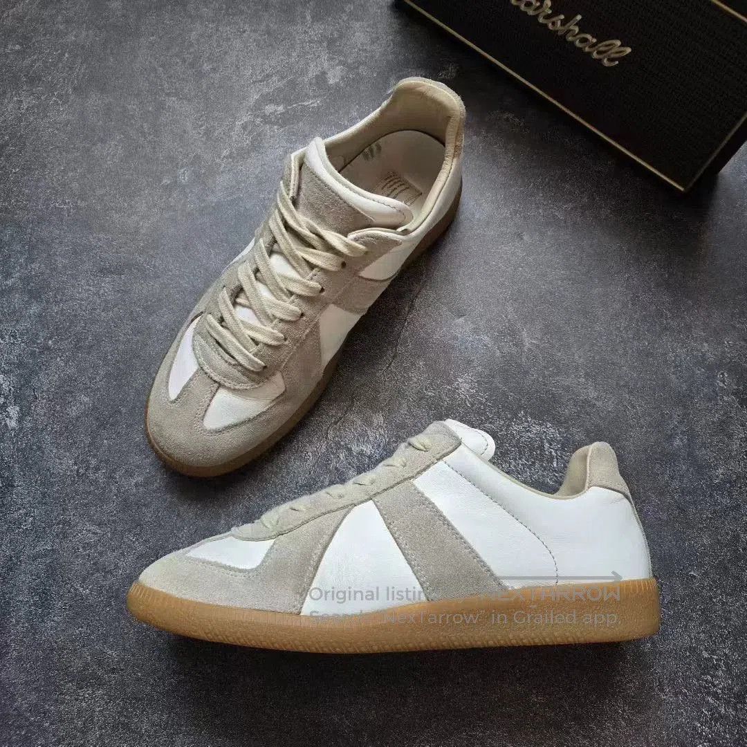 Maison Margiela MAISON MARGIELA Gray White Sneakers. Size US 6 / IT 36 - 1 Thumbnail