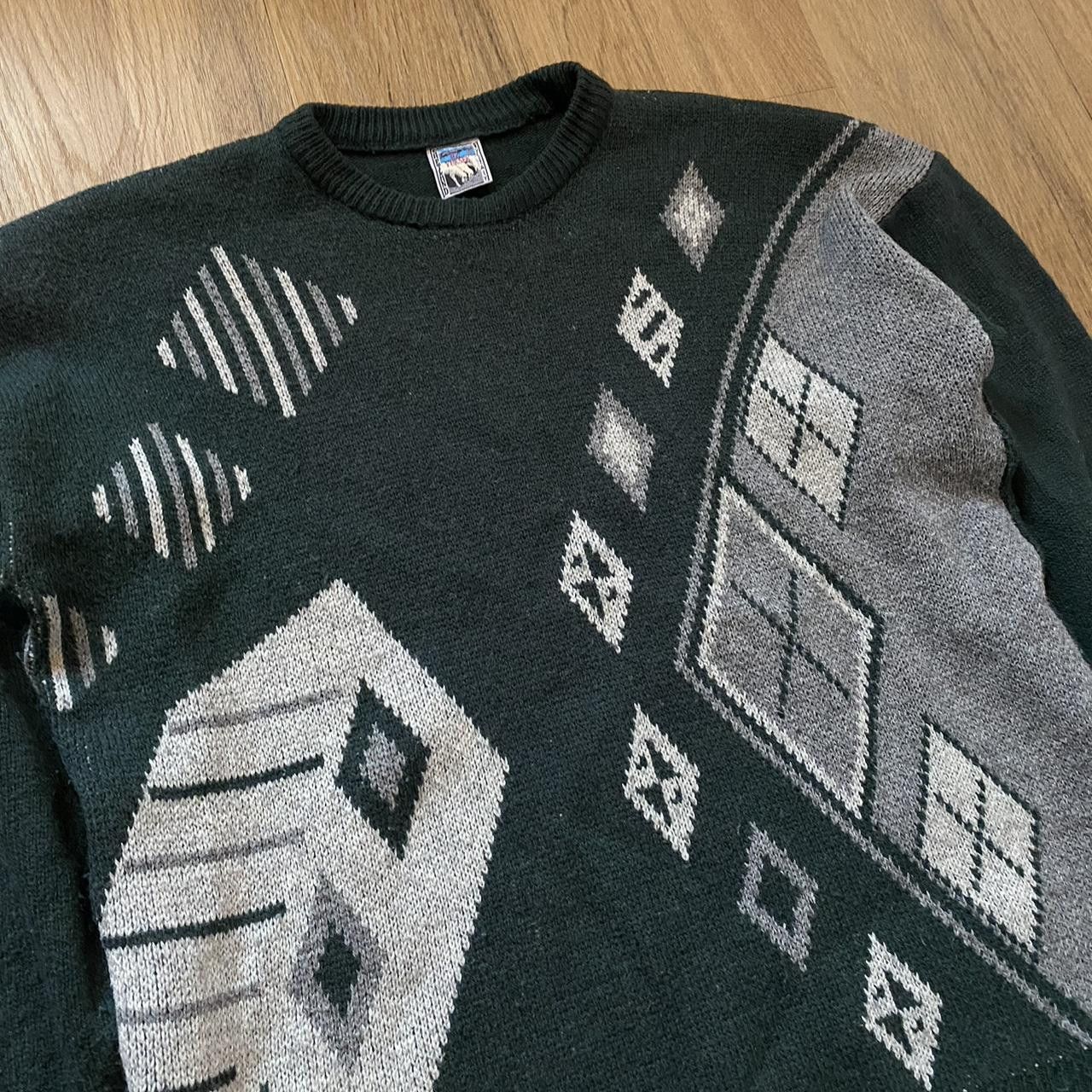 Other Wool Unique vintage 80s/90s abstract patterned Size US S / EU 44-46 / 1 - 2 Thumbnail