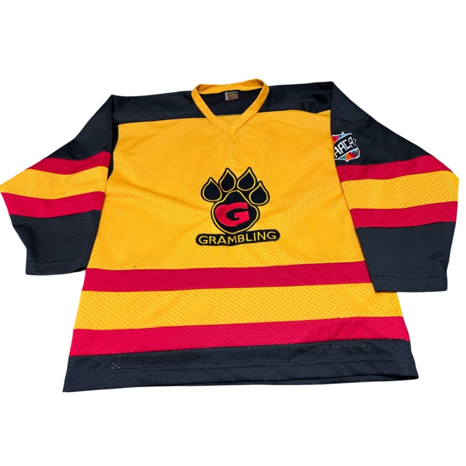 Vintage VTG AACA Grambling State Hockey Jersey XL ONE OF A KIND 1/1 Size US XL / EU 56 / 4 - 1 Thumbnail