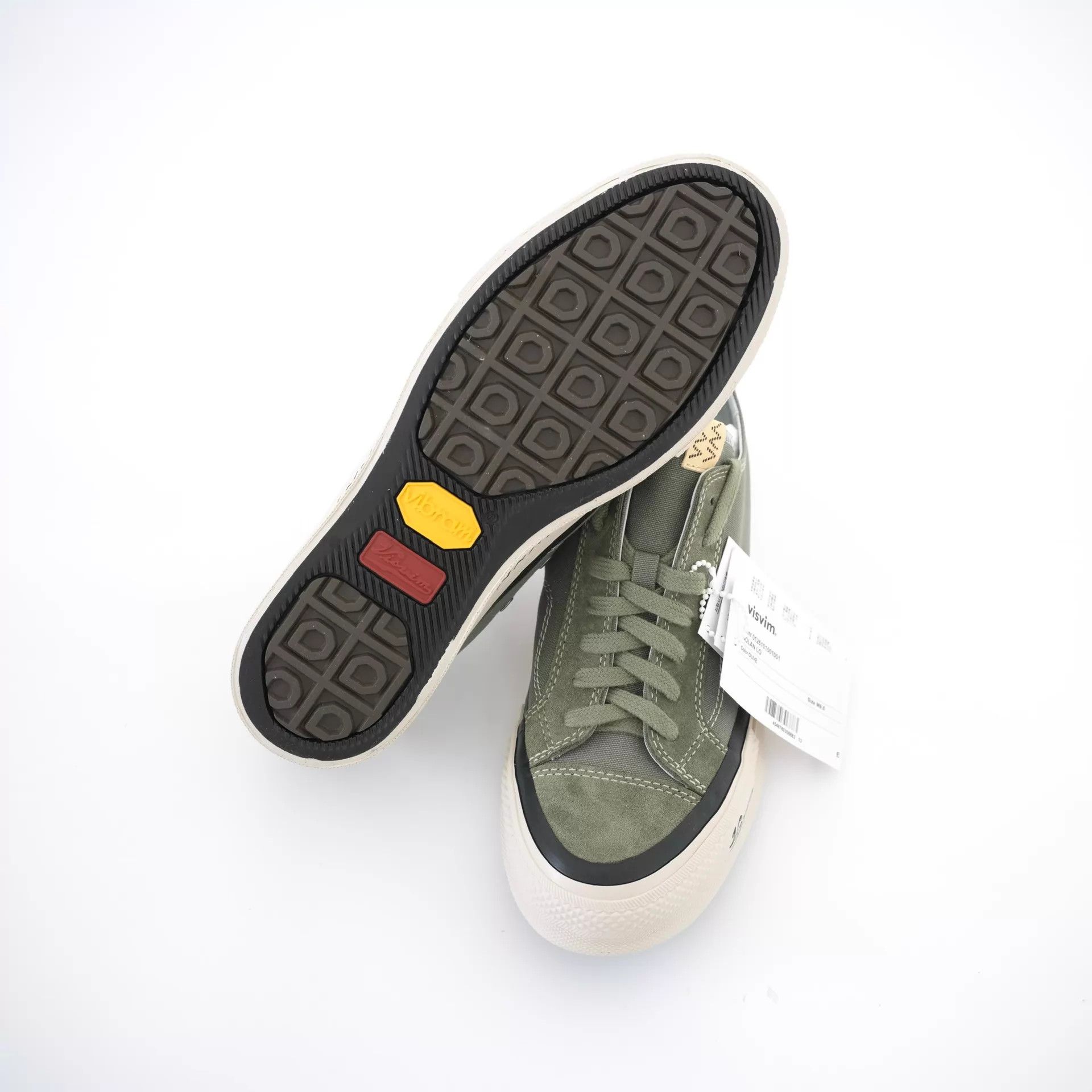 Visvim VISVIM NOLAN LO Canvas Shoes 26SS Olive 9.5 New Full Set Size US 9.5 / EU 42-43 - 3 Thumbnail
