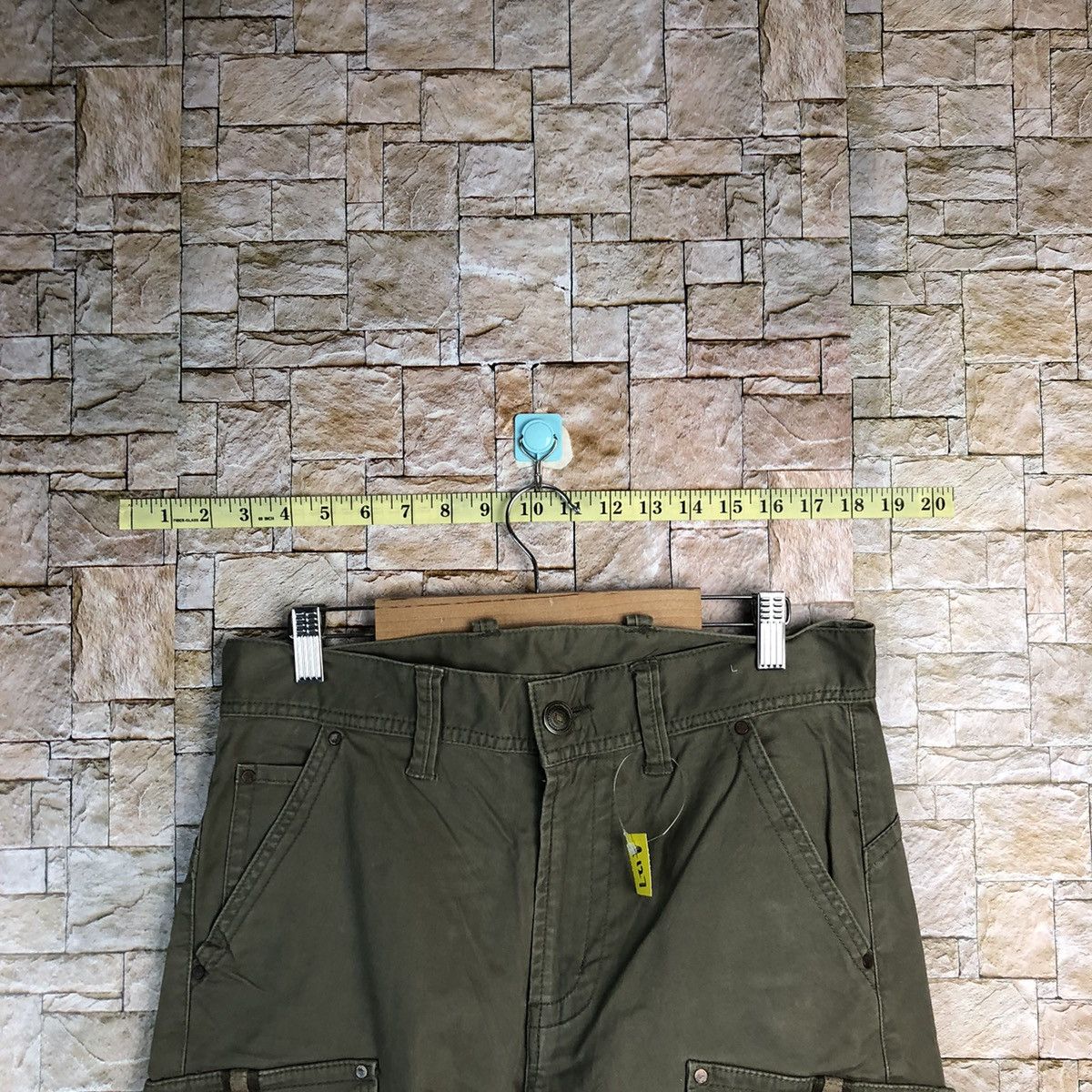 Japanese Brand Japanese Brand Green Cargo Multipocket Pants #A127 Size US 32 / EU 48 - 4 Thumbnail