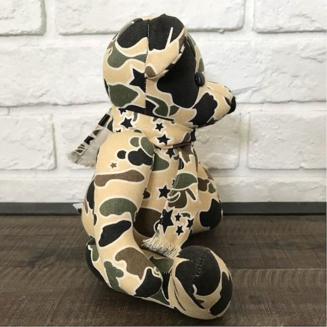 Bape BAPE STA CAMO Teddy Bear Plush Doll a bathing ape NIGO Size ONE SIZE - 3 Thumbnail