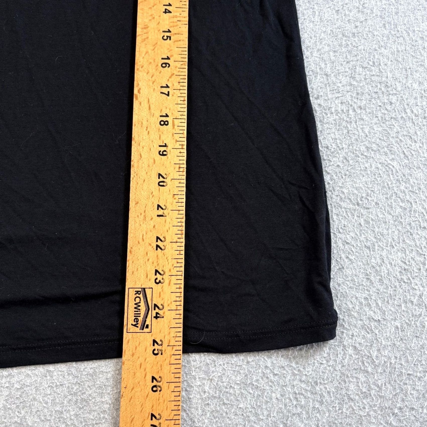 Vintage Vocal Tank Shirt Womens Medium Black Studded Sleeveless Scoop Neck Rayon Spandex USA Size M / US 6-8 / IT 42-44 - 6 Thumbnail