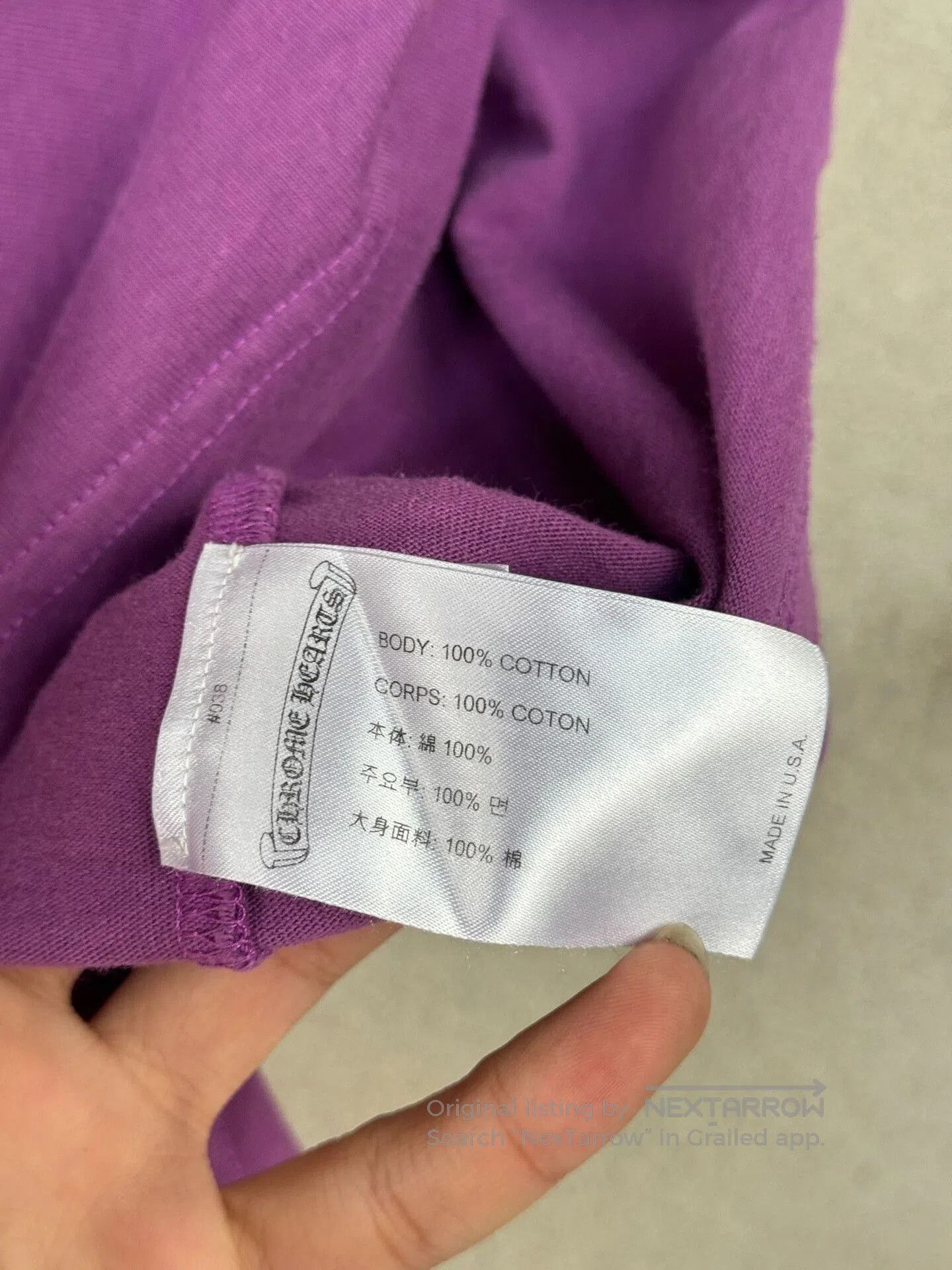 Chrome Hearts Chrome Hearts Mattyboy Purple Graffiti Tee. Size US M / EU 48-50 / 2 - 7 Thumbnail