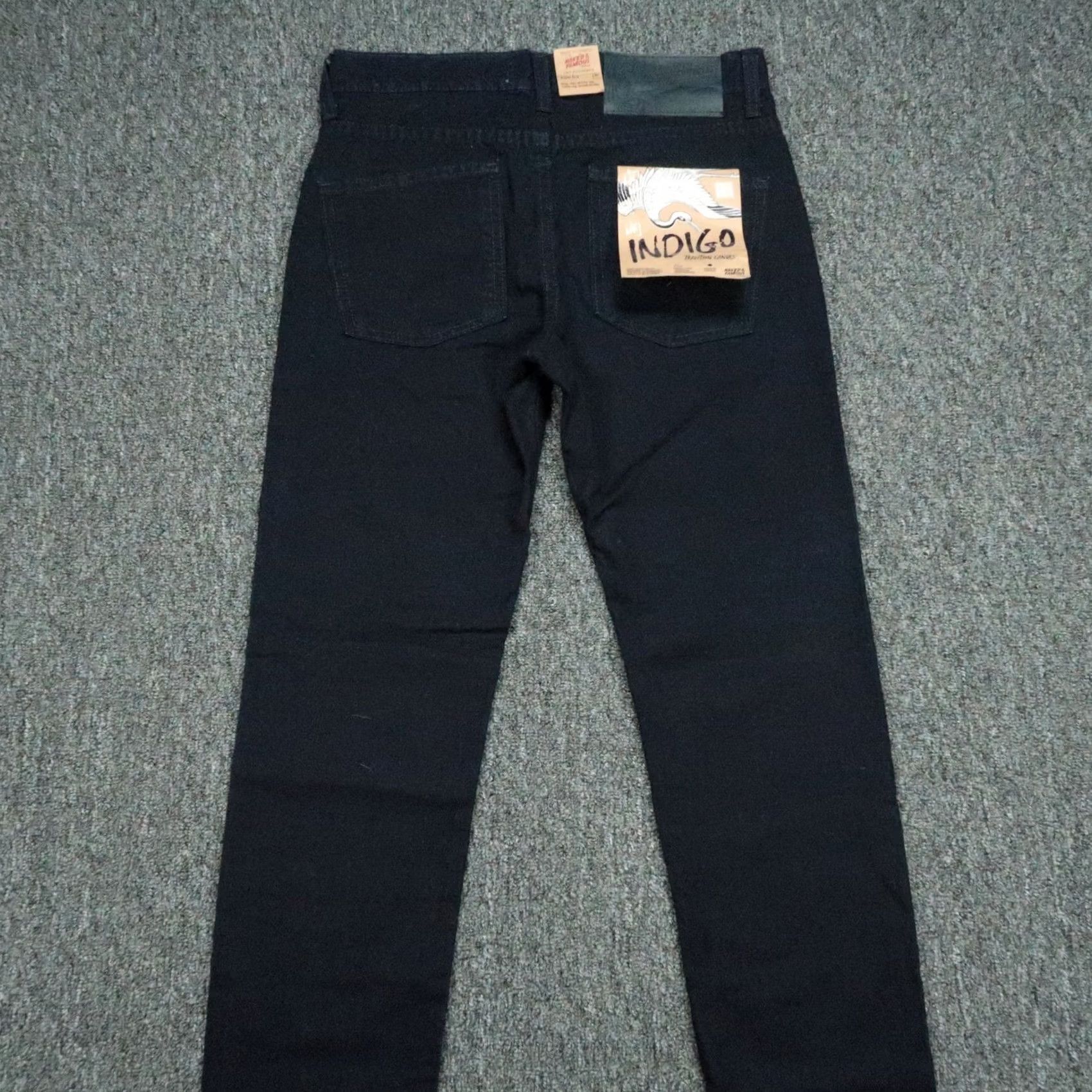 Vintage Naked & Famous Denim Jeans Mens 30x30 Indigo Tradition Super Guy Japanese Duck Canvas Slim 5-Pocket Denim Jeans Blue Cotton Size US 30 / EU 46 - 5 Thumbnail