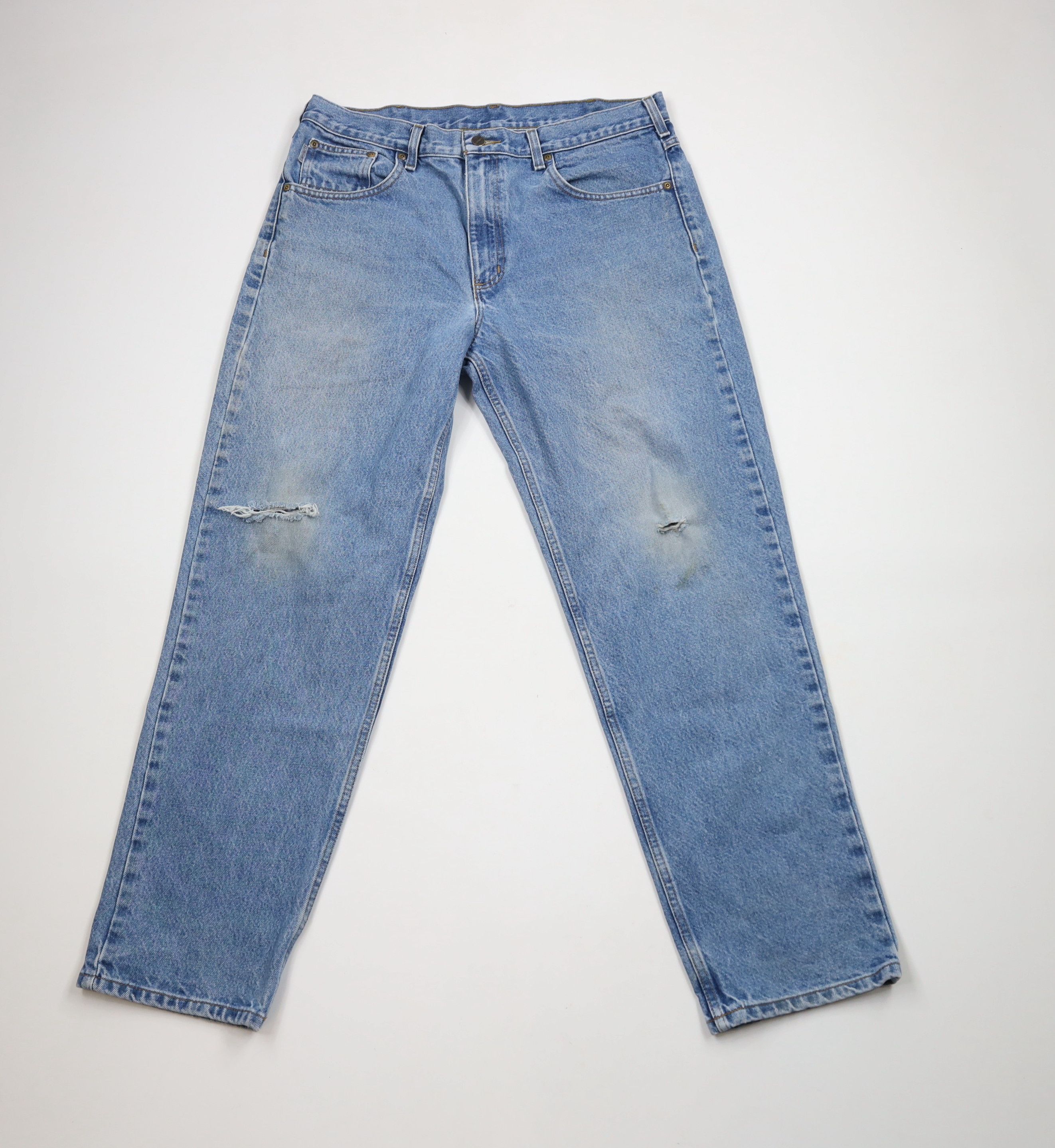 Carhartt × Vintage Vintage Carhartt Relaxed Fit Denim Jeans Blue Cotton Size US 36 / EU 52 - 1 Thumbnail